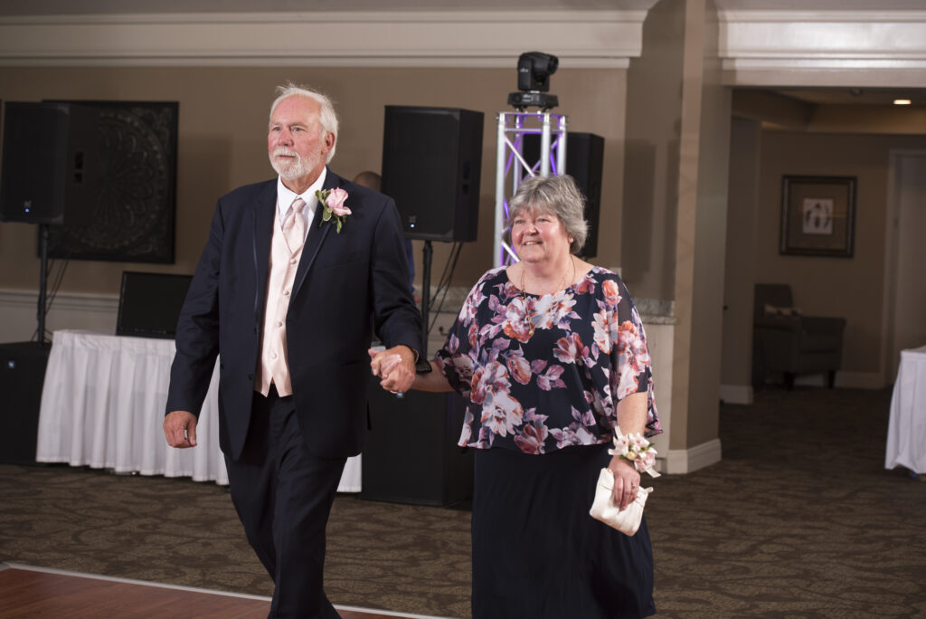 Introducing the parents into Kelsey & Scott's Reception at Worthington Hills Country Club