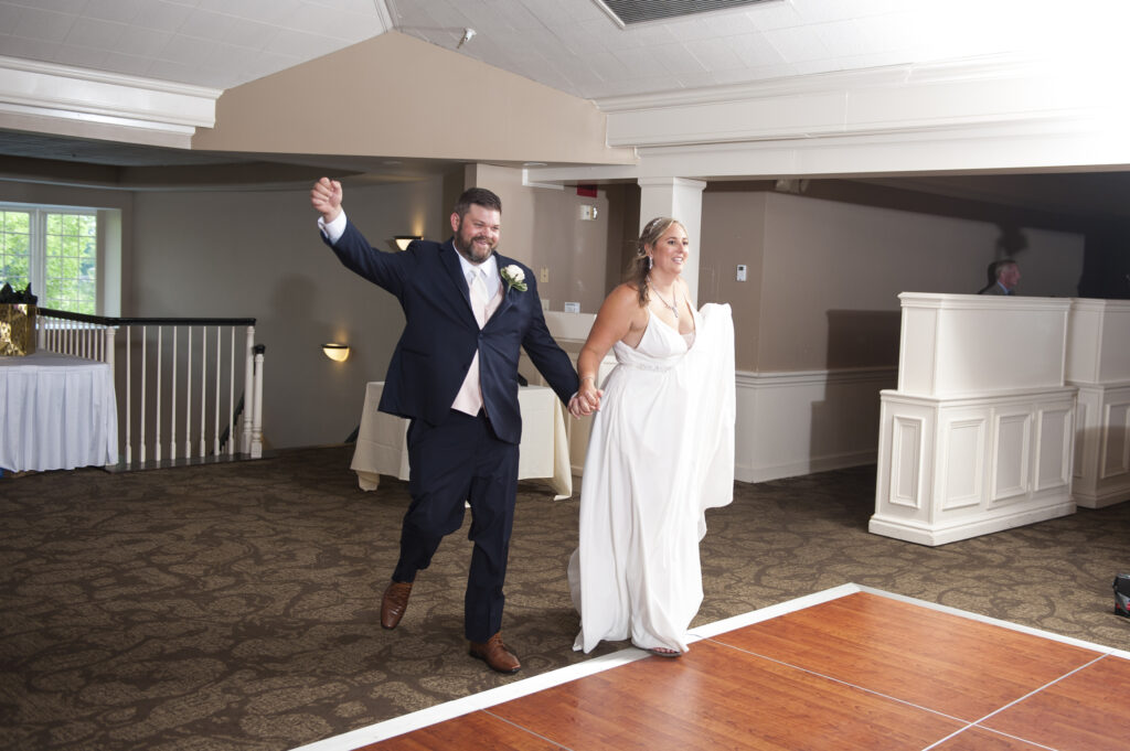 Introducing Kelsey & Scott into their Wedding Reception at Worthington Hills Country Club