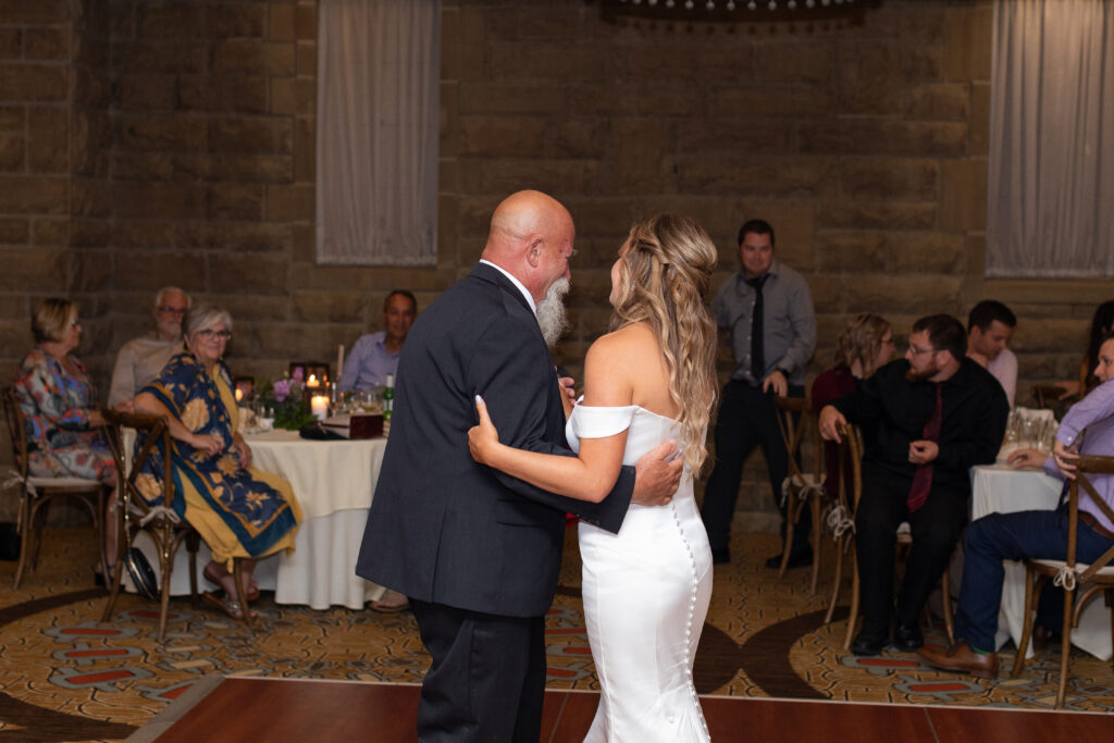 Bride/Father Dance at Becca & Jordan's Wedding Reception