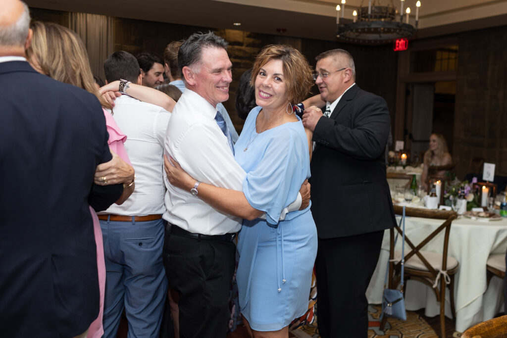 Guests Dancing at Becca & Jordan's Wedding Reception in Granville, Ohio