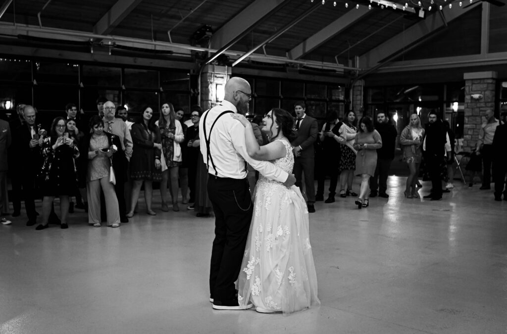 Kayge & her dad's dance at her wedding reception at The Columbus Zoo & Aquarium