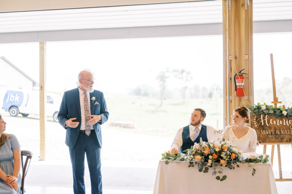 Welcoming speech from Matthew & Kate's wedding reception in Jefferson County, Ohio