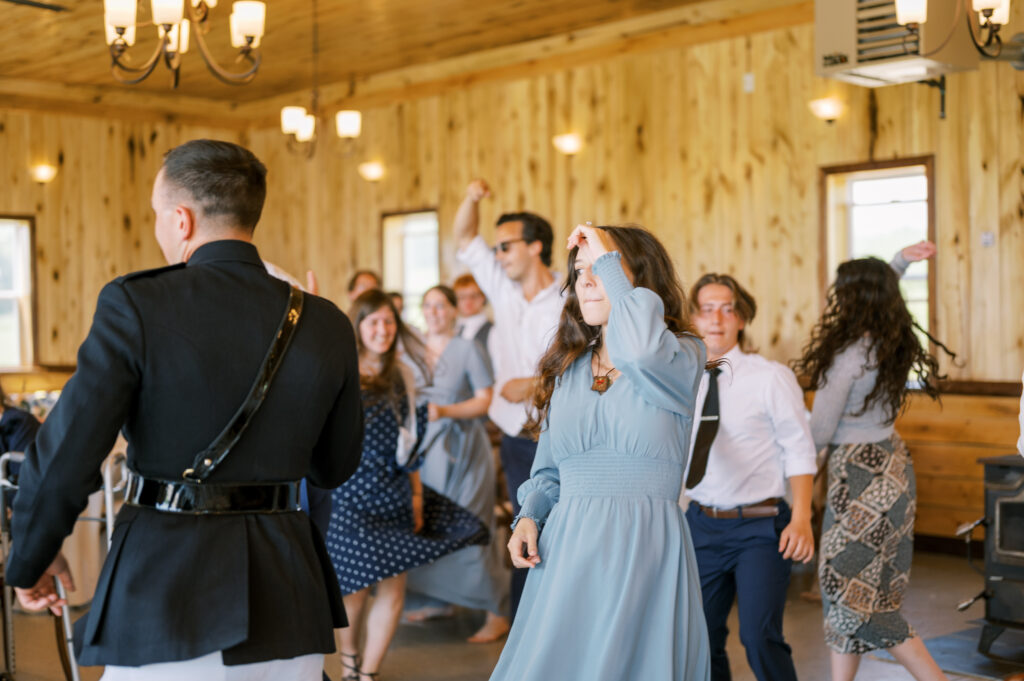 More dancing at Matthew & Kate's wedding reception in Amsterdam, OH