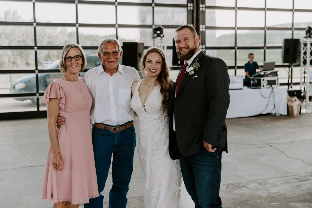 Picture of the Bride & Groom after the Anniversary Dance