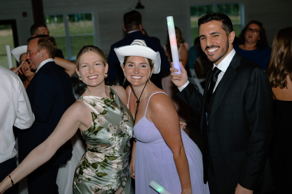 More good times on the dance floor at Allison & Joe's Wedding Reception at Williams Farm in Pataskala, Ohio
