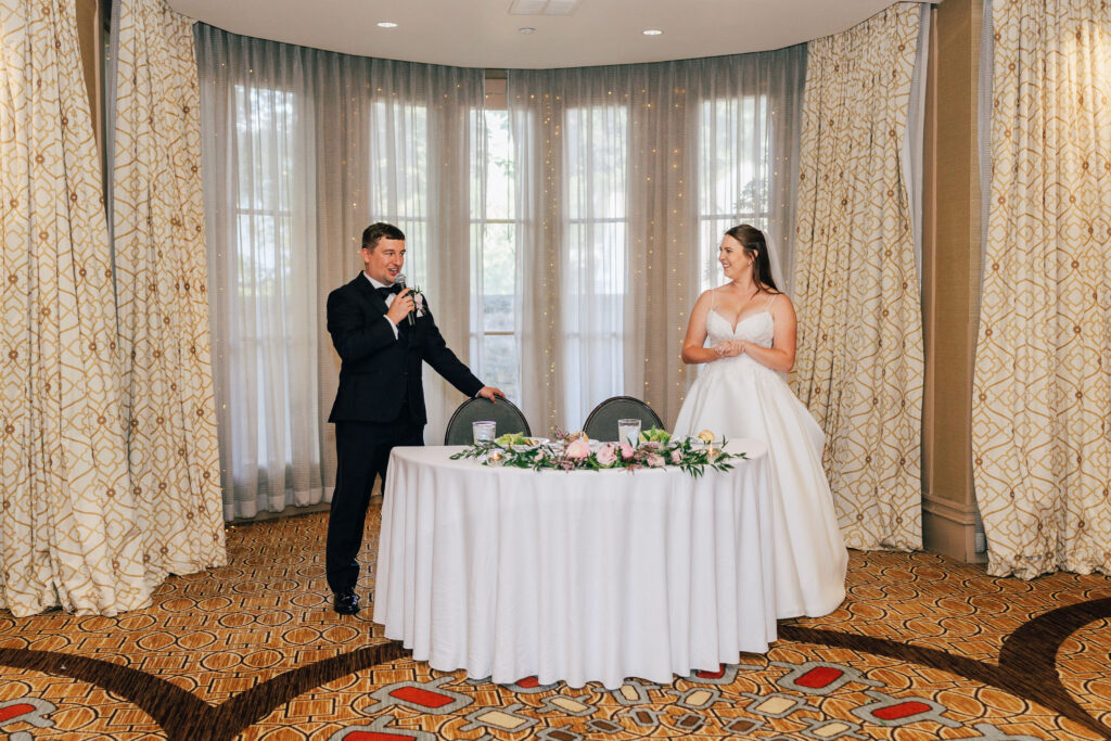 Bryse also welcomes guests before dinner at the Granville Inn.