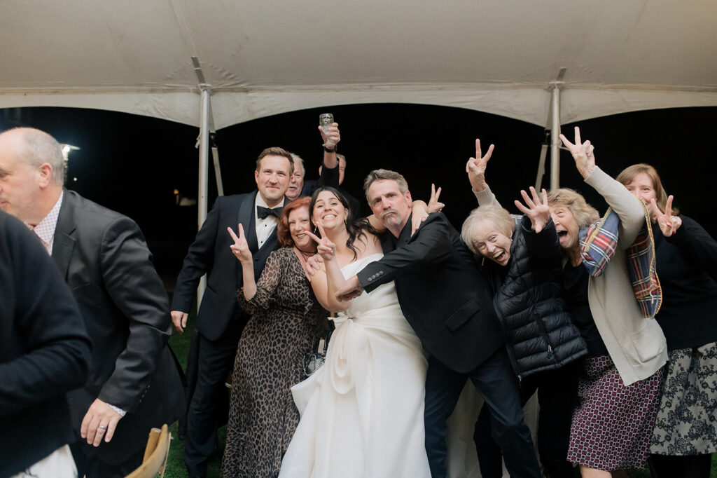 Another great photo from the Table Dash at Carly & Roy's wedding in Granville, Ohio