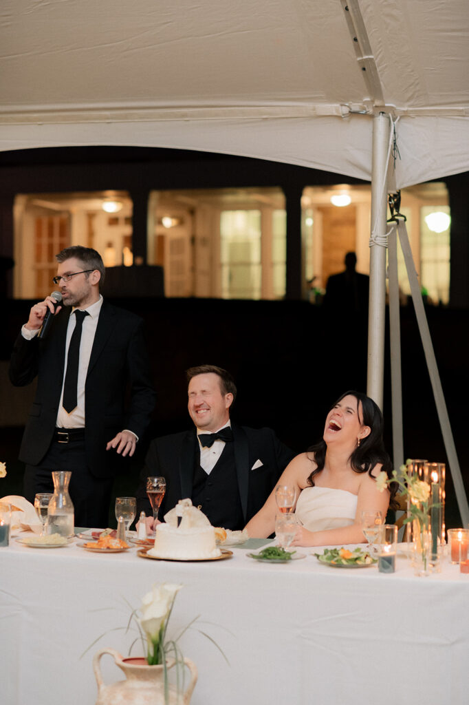 The Best Man's Speech at Carly & Roy's Wedding in Granville, Ohio