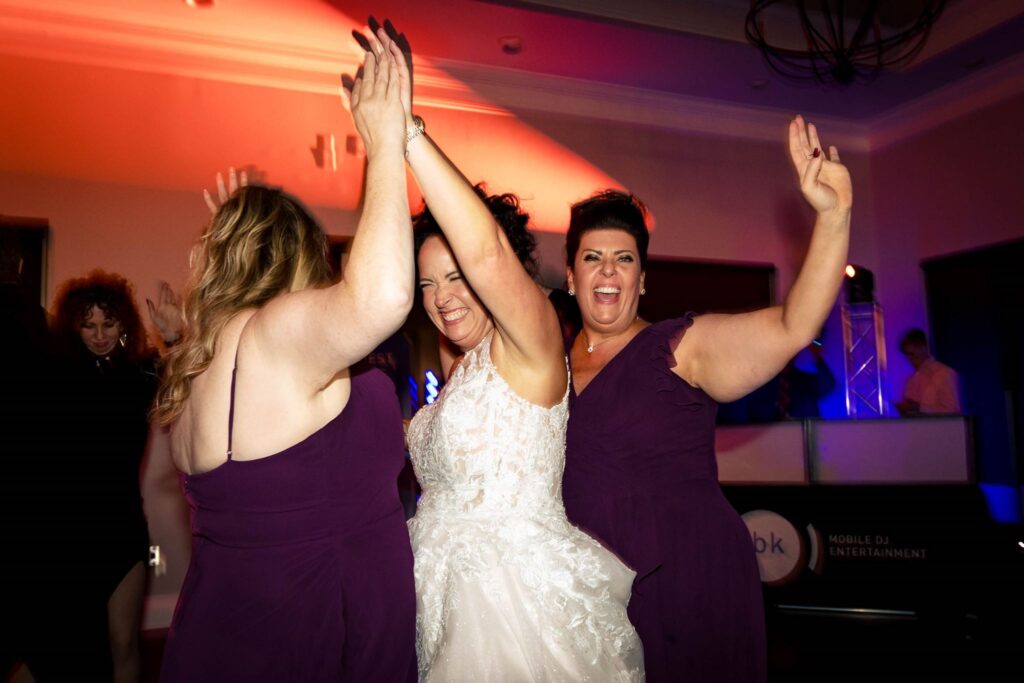 Heidi dancing with her guests at her wedding reception at The Wenbeck Wedding & Events Center in Lewis Center, OH